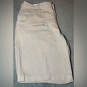 Dockers Men’s Khaki Shorts Beige Cotton Blend Stretch Casual, 36‎